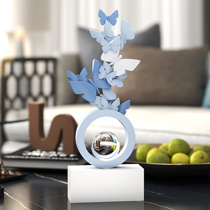 Modern Art Deco Resin Butterfly-shaped Table Decor For Living Room & Entryway