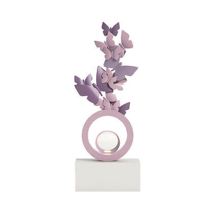 Modern Art Deco Resin Butterfly-shaped Table Decor For Living Room & Entryway