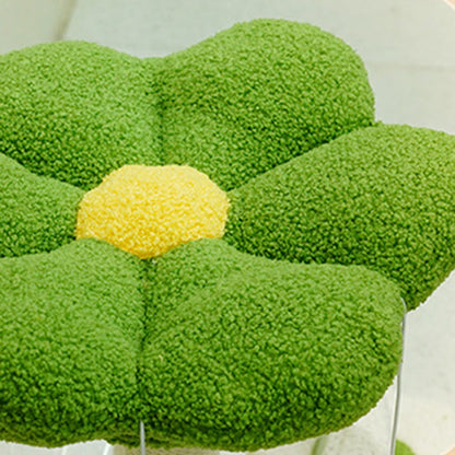 Contemporary Creative Flower-Shaped Cylindrical Particleboard Plastic Teddy Fleece Paper Tube Cotton-Linen Cat Tree & Condo 1-Condo For Living Room