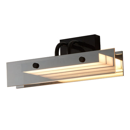 Modern Minimalist Rectangular Acrylic Aluminum Iron LED Wall Sconce Lamp for Bedroom