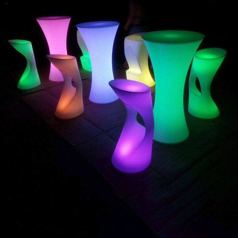 Contemporary Creative Round Tempered Glass PE LED Standing Floor Lamp For Kitchen