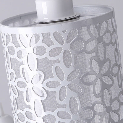 Traditional Villages Cylinder Aluminum Iron 1/3 Light Island Light Chandelier For Dining Room