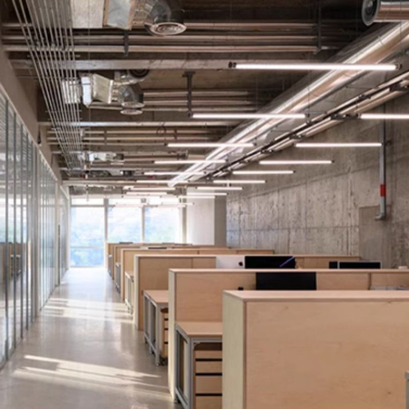 Dimmable LED Pendant Light - Industrial Aluminum Linear Lighting For Home Office