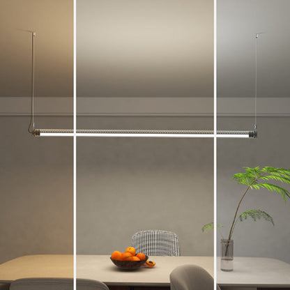 Dimmable LED Pendant Light - Industrial Aluminum Linear Lighting For Home Office