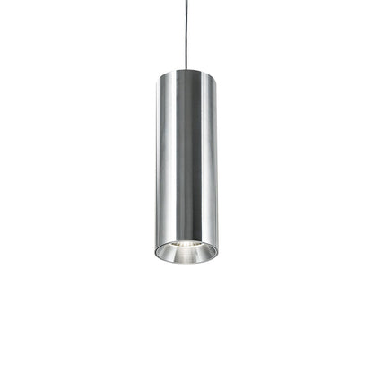 Industrial LED Cylinder Pendant Light - Adjustable Hanging Spot Light For Home Office & Reception