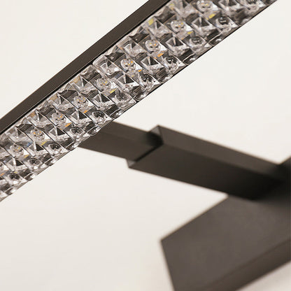 Modern Minimalist Adjustable Aluminum Acrylic Rectangular LED Vanity Light Wall Sconce Lamp For Bathroom