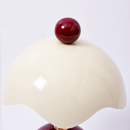 Contemporary Nordic Iron Eggshell-shaped Round USB Charging LED Table Lamp For Living Room & Bedroom