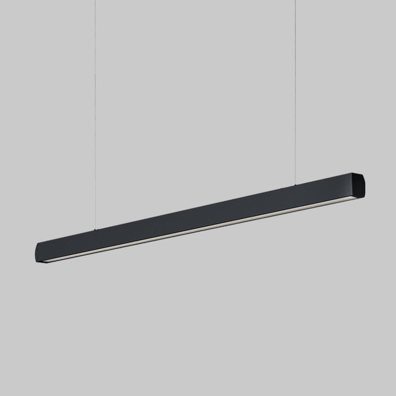 Seamless LED Deep Anti-Glare Pendant Light - Industrial Aluminum Linear Lighting For Home Office
