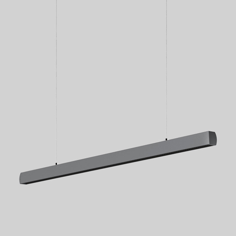 Seamless LED Deep Anti-Glare Pendant Light - Industrial Aluminum Linear Lighting For Home Office