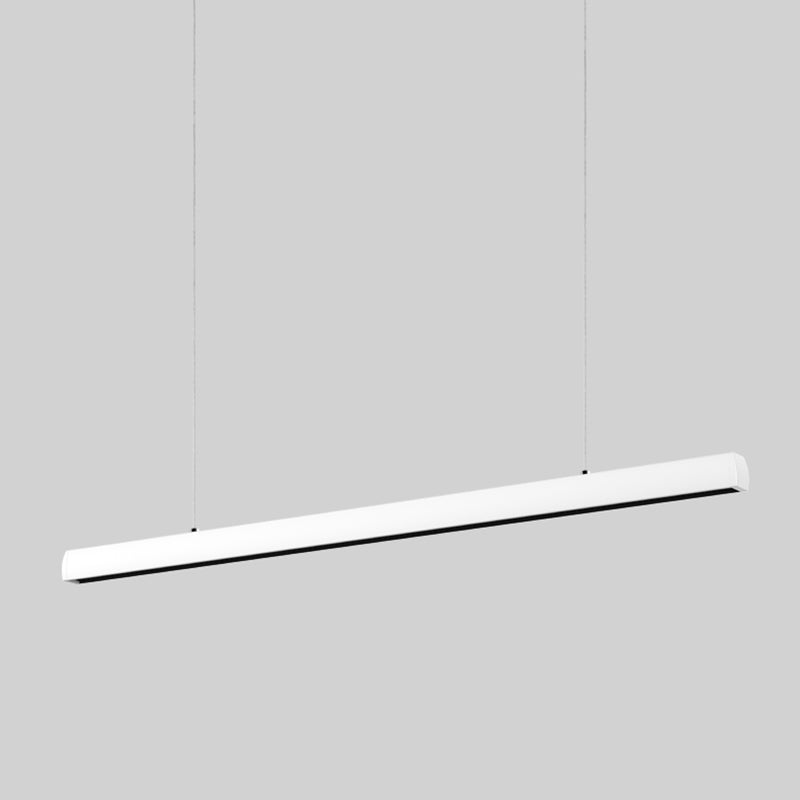 Seamless LED Deep Anti-Glare Pendant Light - Industrial Aluminum Linear Lighting For Home Office