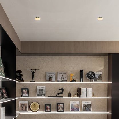 Frameless Recessed LED Spotlights - Contemporary Industrial Design Aluminum LED Flush Mount Ceiling Light For Home Office