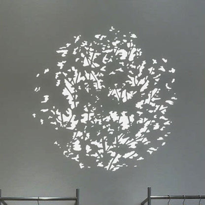 Modern Minimalist Aluminum Alloy Plastic Round Cylindrical Projection LED Flush Mount Ceiling Light For Hallway & Entryway