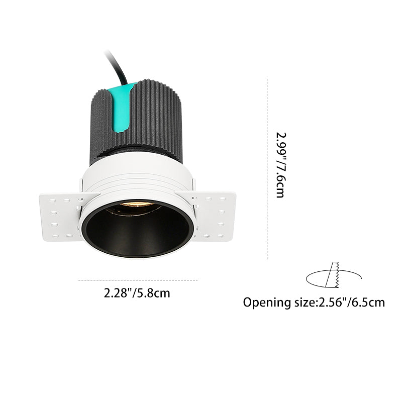 Mini Frameless LED Recessed Spotlight - Smart Dimmable Flush Mount Ceiling Light For Living Room