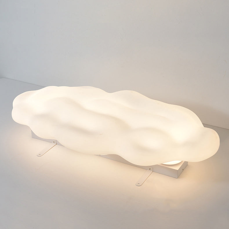 Contemporary Creative Carbon Steel PE Cloud-Shaped 2/3-Light Outdoor Light For Garden