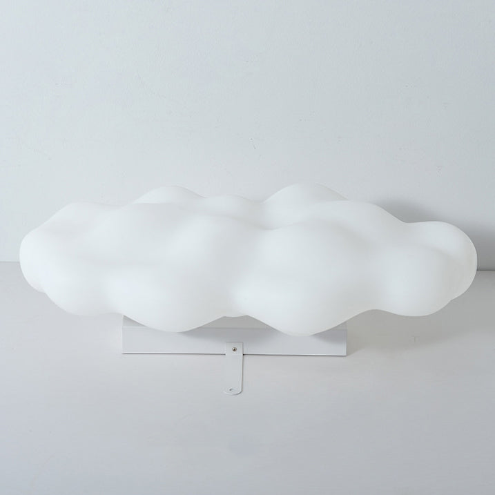 Contemporary Creative Carbon Steel PE Cloud-Shaped 2/3-Light Outdoor Light For Garden