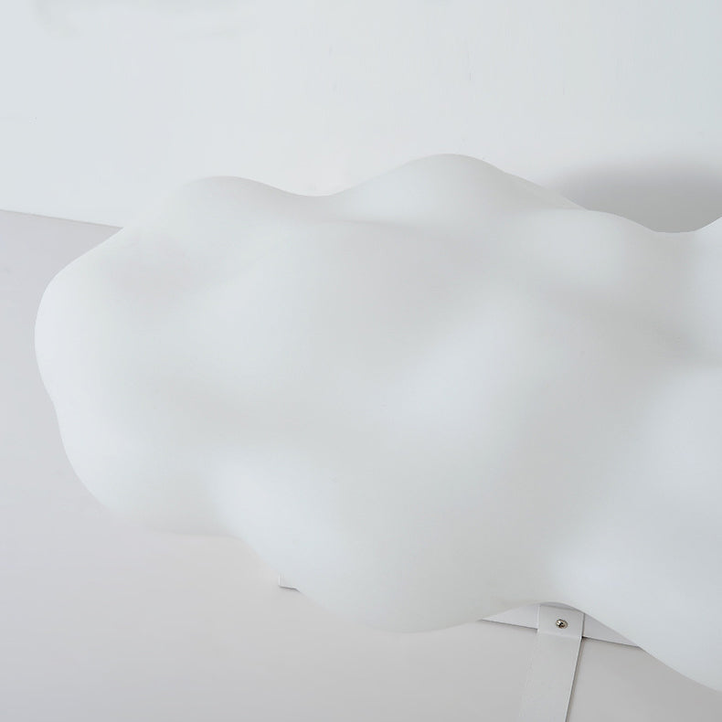 Contemporary Creative Carbon Steel PE Cloud-Shaped 2/3-Light Outdoor Light For Garden