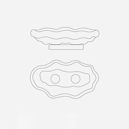 Contemporary Creative Carbon Steel PE Cloud-Shaped 2/3-Light Outdoor Light For Garden