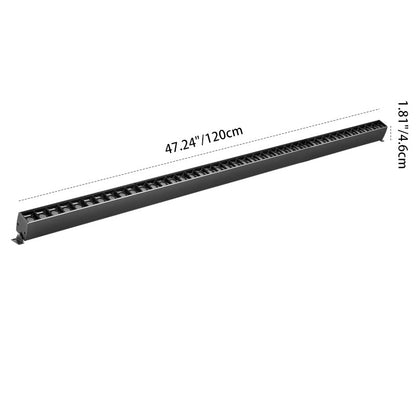 90° Rotatable Linear LED Flush Mount Ceiling Light - Adjustable Wall Washer Light For Home Office