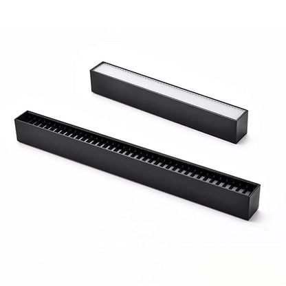 Minimalist Recessed Linear Smart LED Flush Mount Ceiling Light - Eye-Comfort With Anti-Glare Optical Design For Home Office
