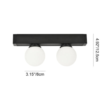 Industrial Magnetic Track Linear Pendant Light - Brushed Silver Aluminum LED Linear Lighting System For Office