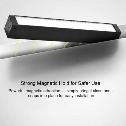 Industrial Magnetic Track Linear Pendant Light - Brushed Silver Aluminum LED Linear Lighting System For Office