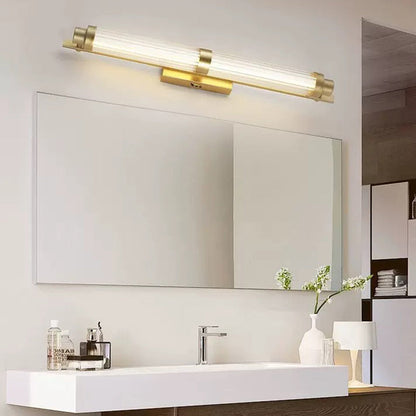 Modern Minimalist Iron Glass Cylinder Rectangle LED Wall Sconce Lamp For Living Room