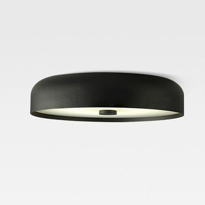 Contemporary Scandinavian Pie Shape Iron Acrylic LED Flush Mount Ceiling Light For Bedroom