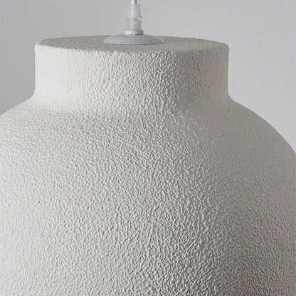 Modern Minimalist Bowl-Shaped Foam Plastic 1-Light Pendant Light For Dining Room