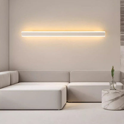 Modern Minimalist Rectangular Iron Acrylic LED Wall Sconce Lamp For Living Room