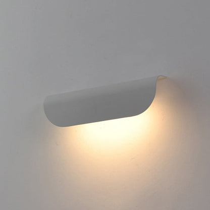 Modern Minimalist Waterproof Rectangle Aluminum Glass LED Wall Sconce Lamp For Outdoor Patio