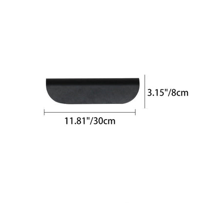 Modern Minimalist Waterproof Rectangle Aluminum Glass LED Wall Sconce Lamp For Outdoor Patio