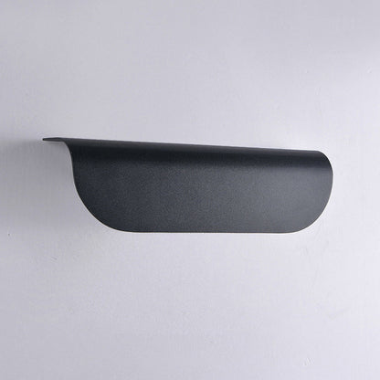 Modern Minimalist Waterproof Rectangle Aluminum Glass LED Wall Sconce Lamp For Outdoor Patio