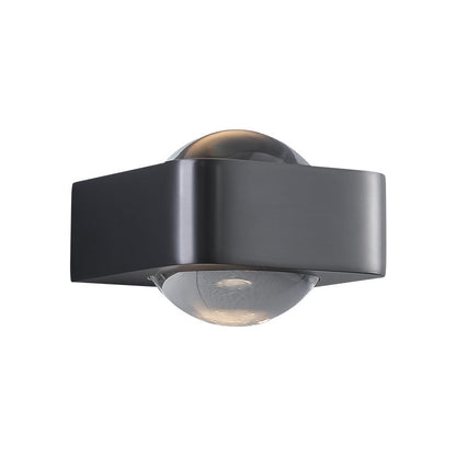 Contemporary Scandinavian Spherical Stainless Steel Glass LED Wall Sconce Lamp For Living Room