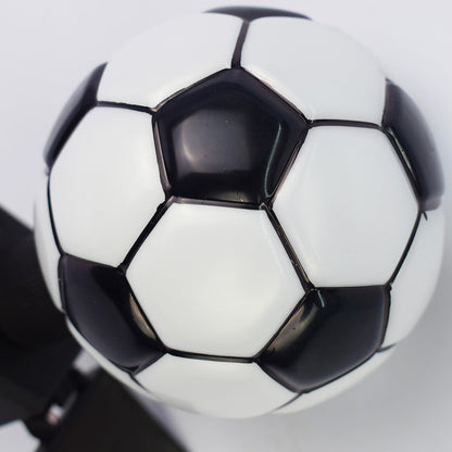 Modern Art Deco Solar Round Football PS PP LED Outdoor Light For Garden