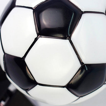 Modern Art Deco Solar Round Football PS PP LED Outdoor Light For Garden