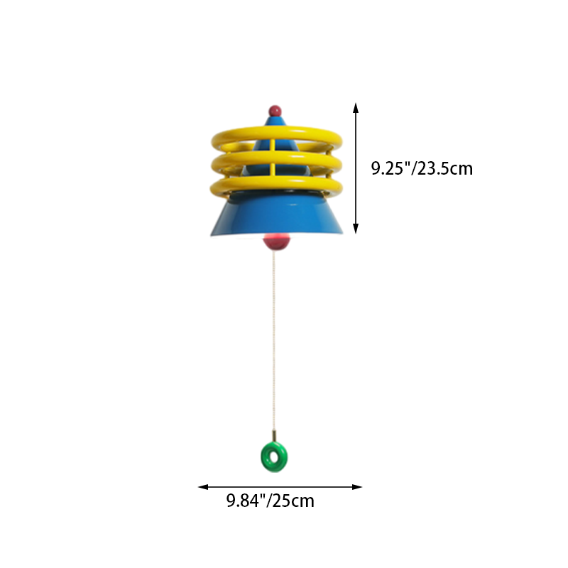 Contemporary Creative Iron Resin Cone 1-Light Wall Sconce Lamp For Living Room & Bedroom