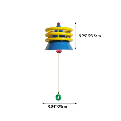 Contemporary Creative Iron Resin Cone 1-Light Wall Sconce Lamp For Living Room & Bedroom