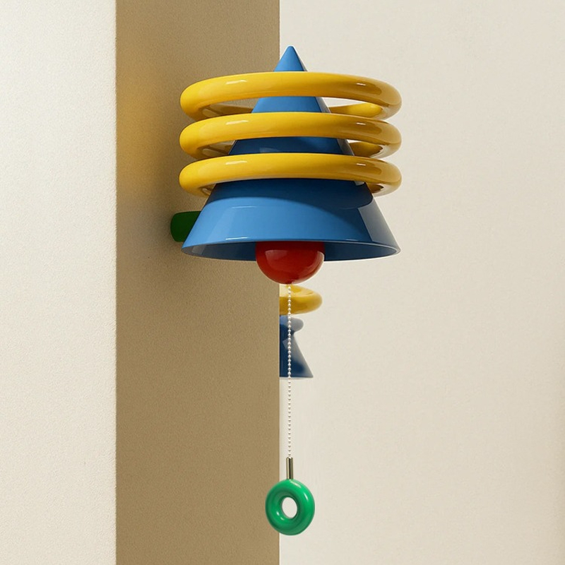 Contemporary Creative Iron Resin Cone 1-Light Wall Sconce Lamp For Living Room & Bedroom