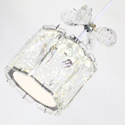Contemporary Creative Aluminum Oval Heart-shaped Round LED Island Light Chandelier For Dining Room