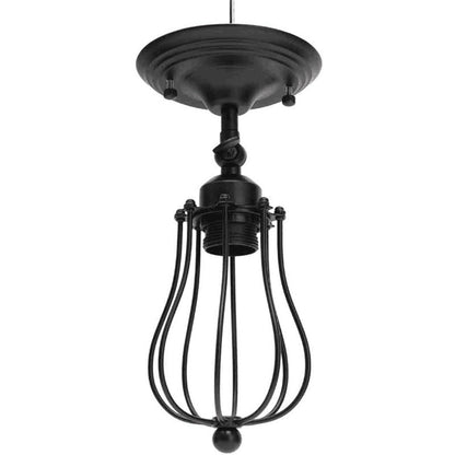 Contemporary Industrial Pot Lid Iron 1-Light Wall Sconce Lamp For Dining Room