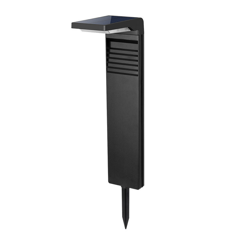 Modern Minimalist Waterproof L-Shape ABS & Plastics LED Solar Landscape Lighting Outdoor Lights For Garden