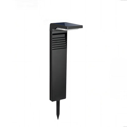 Modern Minimalist Waterproof L-Shape ABS & Plastics LED Solar Landscape Lighting Outdoor Lights For Garden