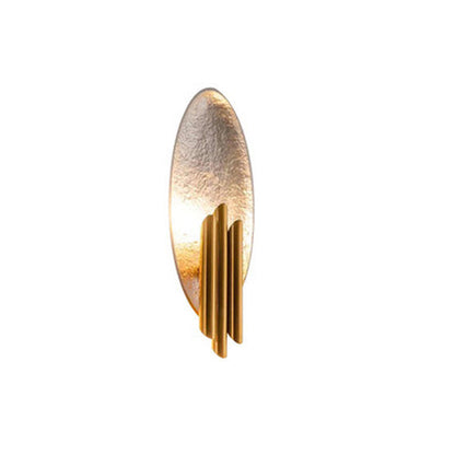 Contemporary Creative Elliptical Iron Resin 2-Light Wall Sconce Lamp For Bedroom