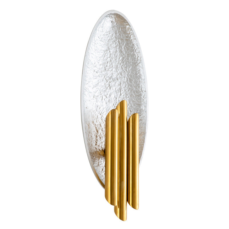 Contemporary Creative Elliptical Iron Resin 2-Light Wall Sconce Lamp For Bedroom
