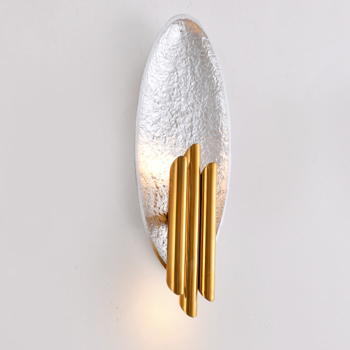 Contemporary Creative Elliptical Iron Resin 2-Light Wall Sconce Lamp For Bedroom