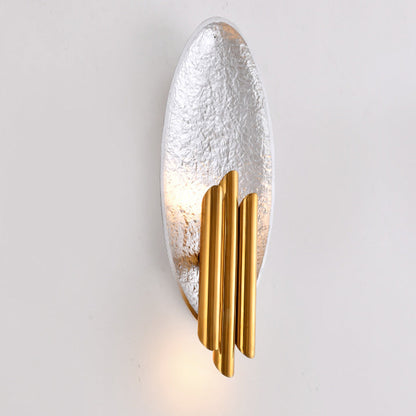 Contemporary Creative Elliptical Iron Resin 2-Light Wall Sconce Lamp For Bedroom