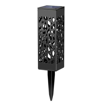 Modern Simplicity Solar Waterproof Rectangular ABS Plastic LED Outdoor Light For Garden