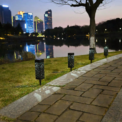 Modern Simplicity Solar Waterproof Rectangular ABS Plastic LED Outdoor Light For Garden