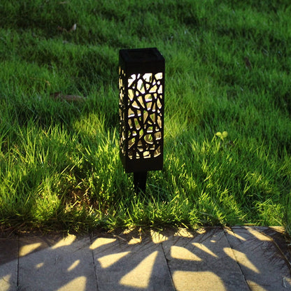 Modern Simplicity Solar Waterproof Rectangular ABS Plastic LED Outdoor Light For Garden