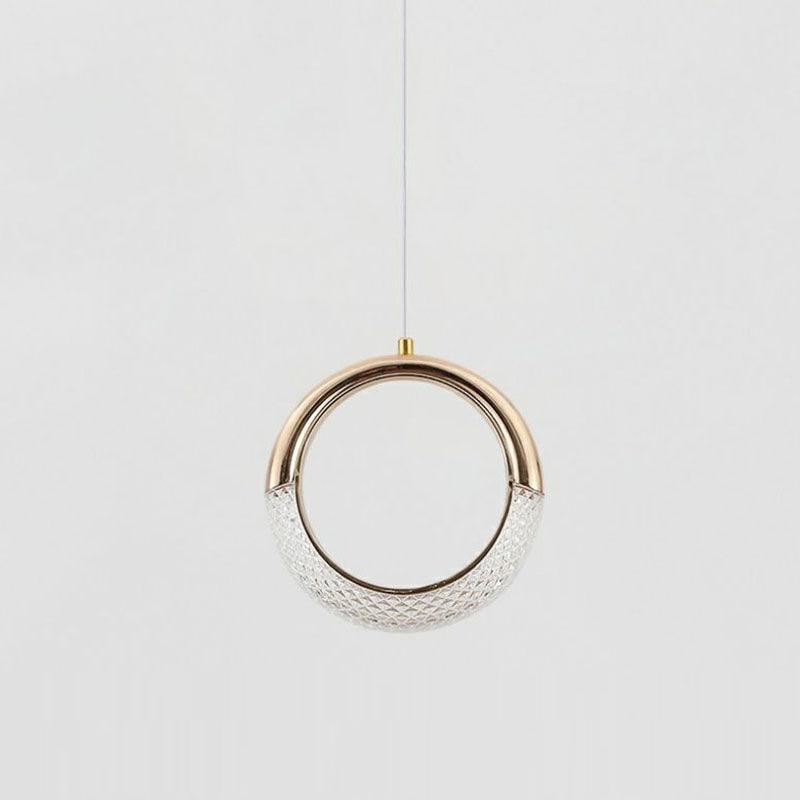 Modern Minimalist PVC Metal Acrylic Moon LED Wall Sconce Lamp For Bedroom
